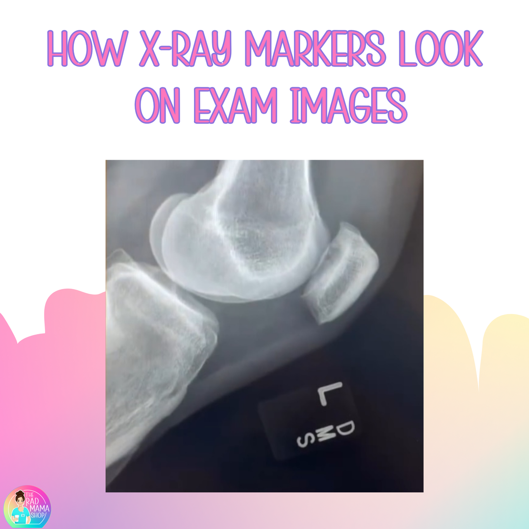 Paw Print Heart Radiology Markers With Initials